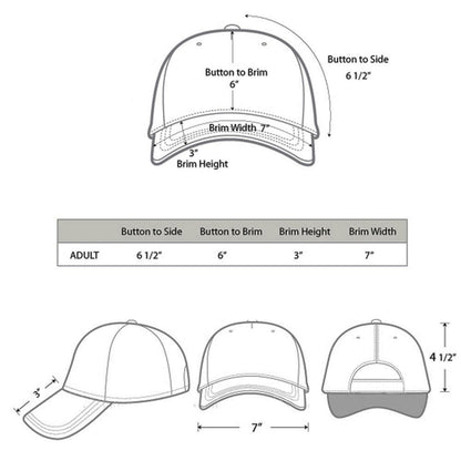 Optima Premium Adjustable Baseball Cap - 24-Pack Black