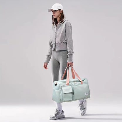 Optima Women's Small Duffle Bag with Shoe Compartment - Travel Ready