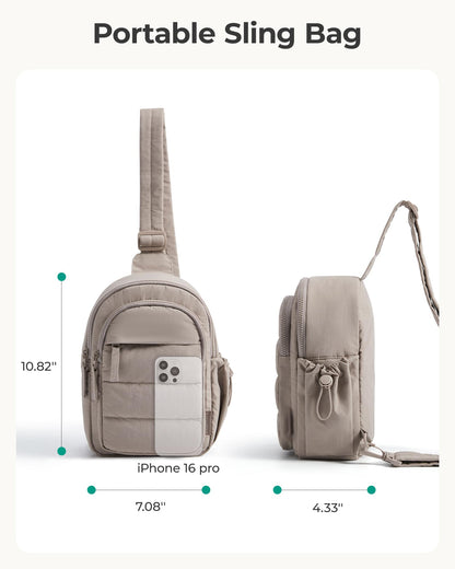 Optima Premium Sling Bag for Women - Compact Travel Crossbody Purse