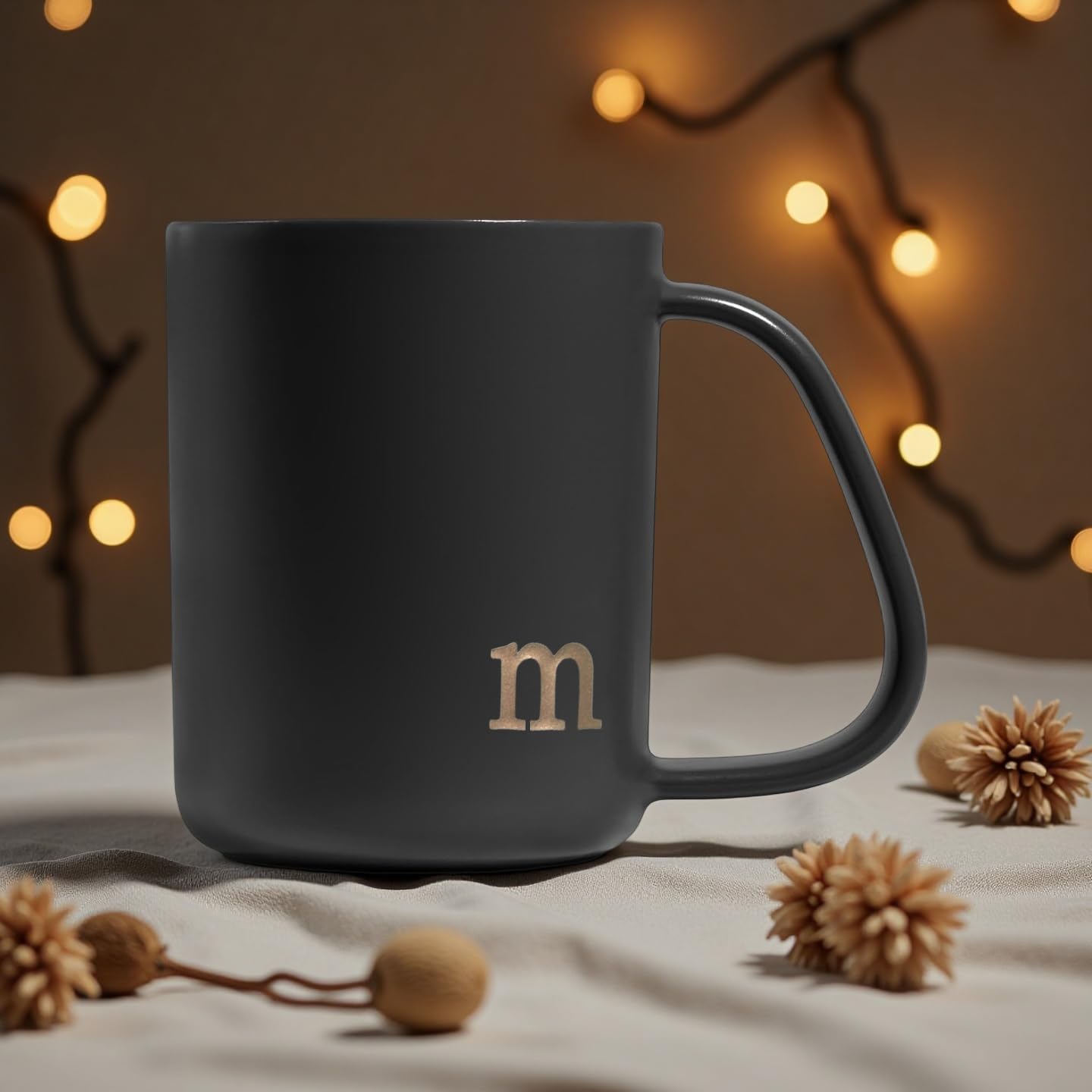 Optima Elegant Ceramic Mug - 15 oz Personalized Coffee Cup