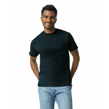 Optima Premium Ultra Cotton T-Shirt - Large, Black (10-Pack)
