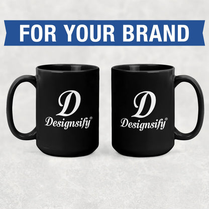 Optima Custom Ceramic Coffee Mug - 15oz Personalized Gift