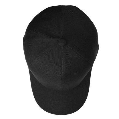 Optima Premium Adjustable Baseball Cap - 12-Pack, Solid Black