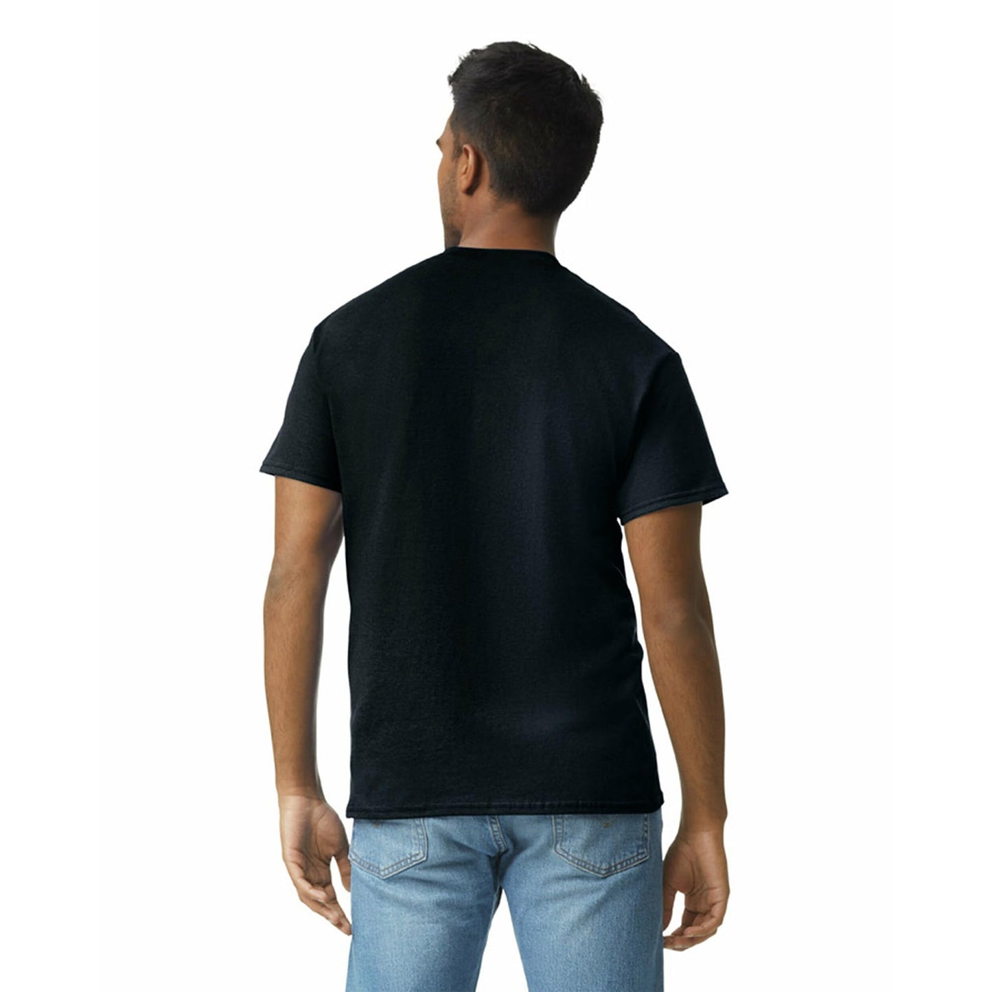 Optima Premium Ultra Cotton T-Shirt - Large, Black (10-Pack)