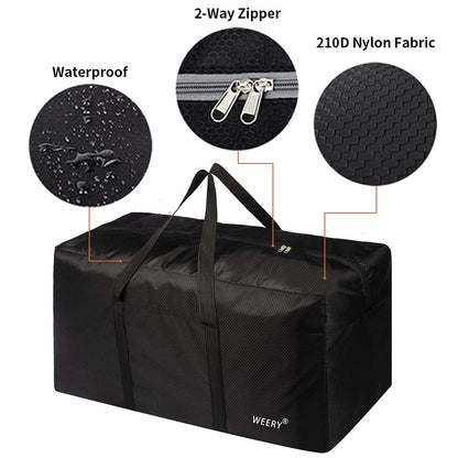Optima Premium 96L Lightweight Duffle Bag - Foldable Travel Companion