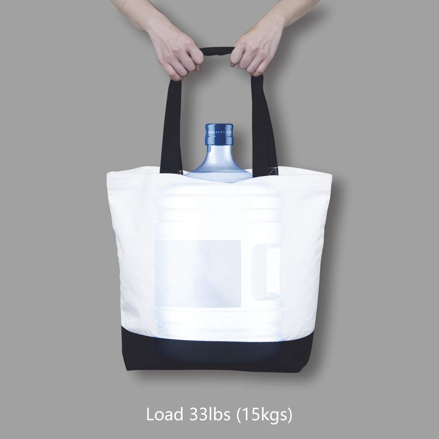 Optima Premium 12oz Cotton Canvas Tote Bag - Reusable Shopping Bag