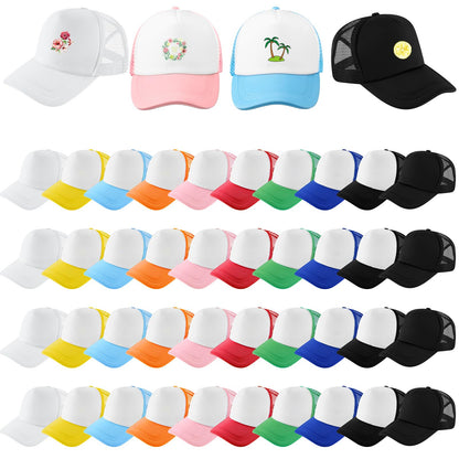 Optima Premium Adjustable Trucker Hat - 40 Pack Sublimation Blank