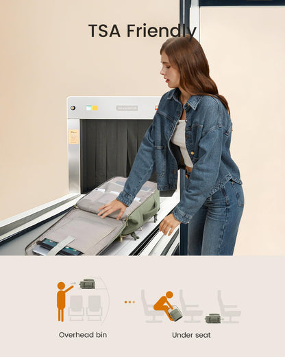 Optima Travel Backpack - Large Khaki Green Essentials Bag