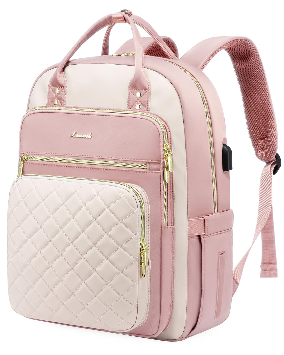 Optima Women's 15.6-Inch Laptop Backpack - Stylish Travel & Work Bag