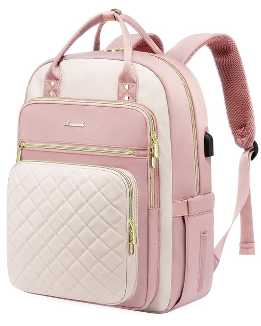 Optima Women's 15.6-Inch Laptop Backpack - Stylish Travel & Work Bag