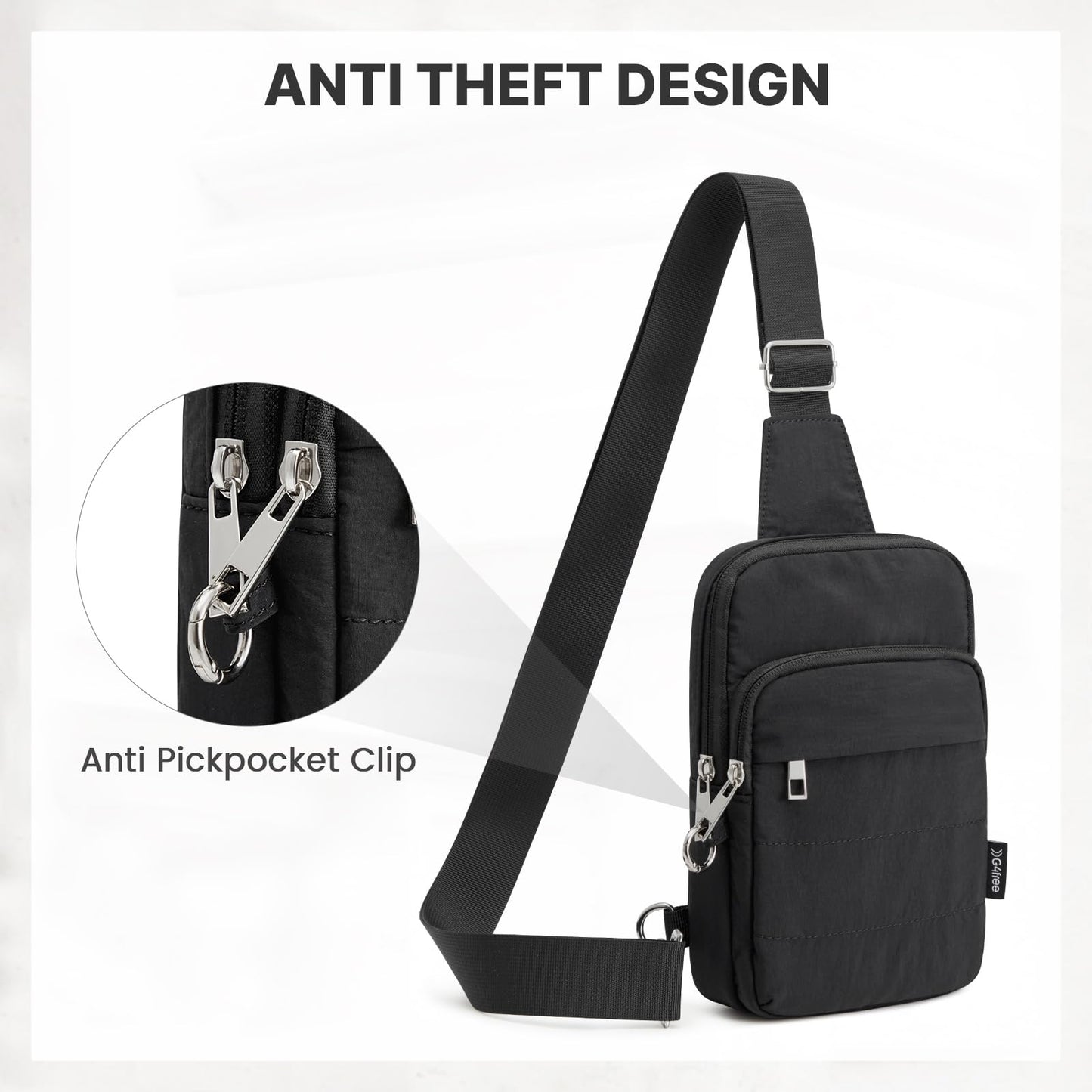 Optima Premium Anti-Theft Crossbody Bag for Women - Stylish & Secure