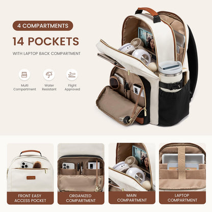 Optima Premium Laptop Backpack - 15.6 Inch, Travel & Work Ready