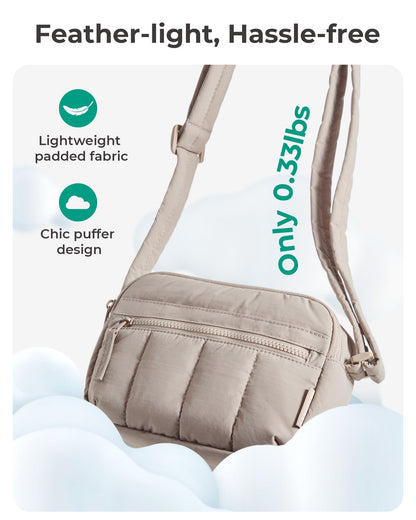Optima Stylish Lightweight Crossbody Bag for Women - Brown