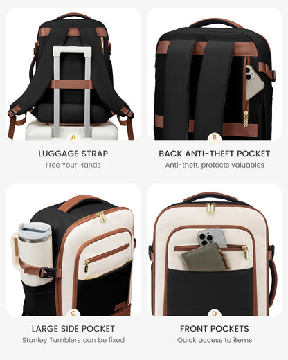 Optima Premium Travel Backpack - 40L with Shoe Compartment