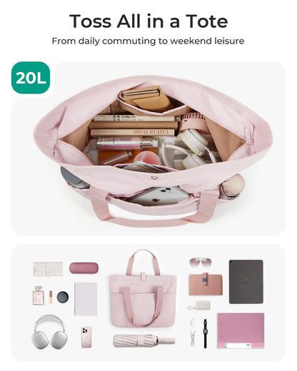 Optima Premium Foldable Tote Bag - Large Travel Shoulder Bag