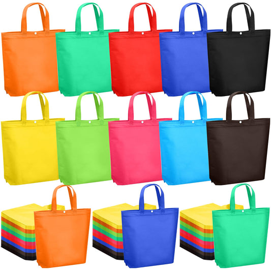 Optima Premium Reusable Tote Bag - 150 Pcs, Non-Woven, Multicolor