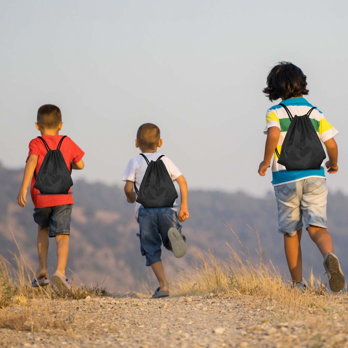 Optima Versatile Drawstring Backpack - Lightweight Cinch Sack for Travel