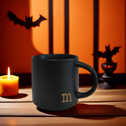 Optima Elegant Monogram Ceramic Coffee Mug - 15 oz Personalized Gift
