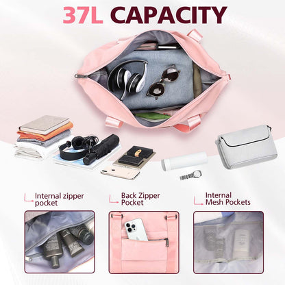 Optima Premium Waterproof Duffle Bag - Weekender & Gym Tote