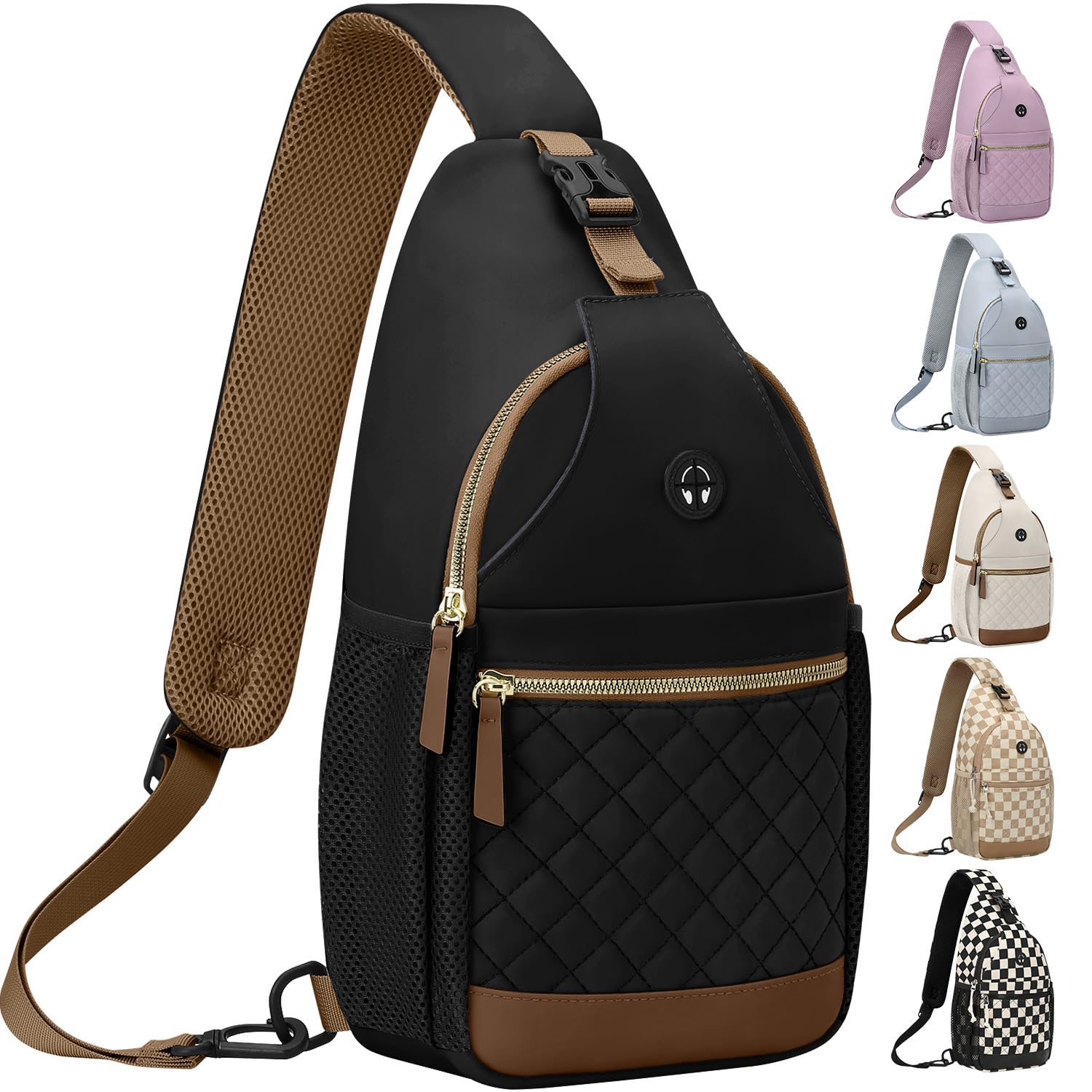 Optima Premium Small Crossbody Sling Backpack - Travel & Casual Use ...
