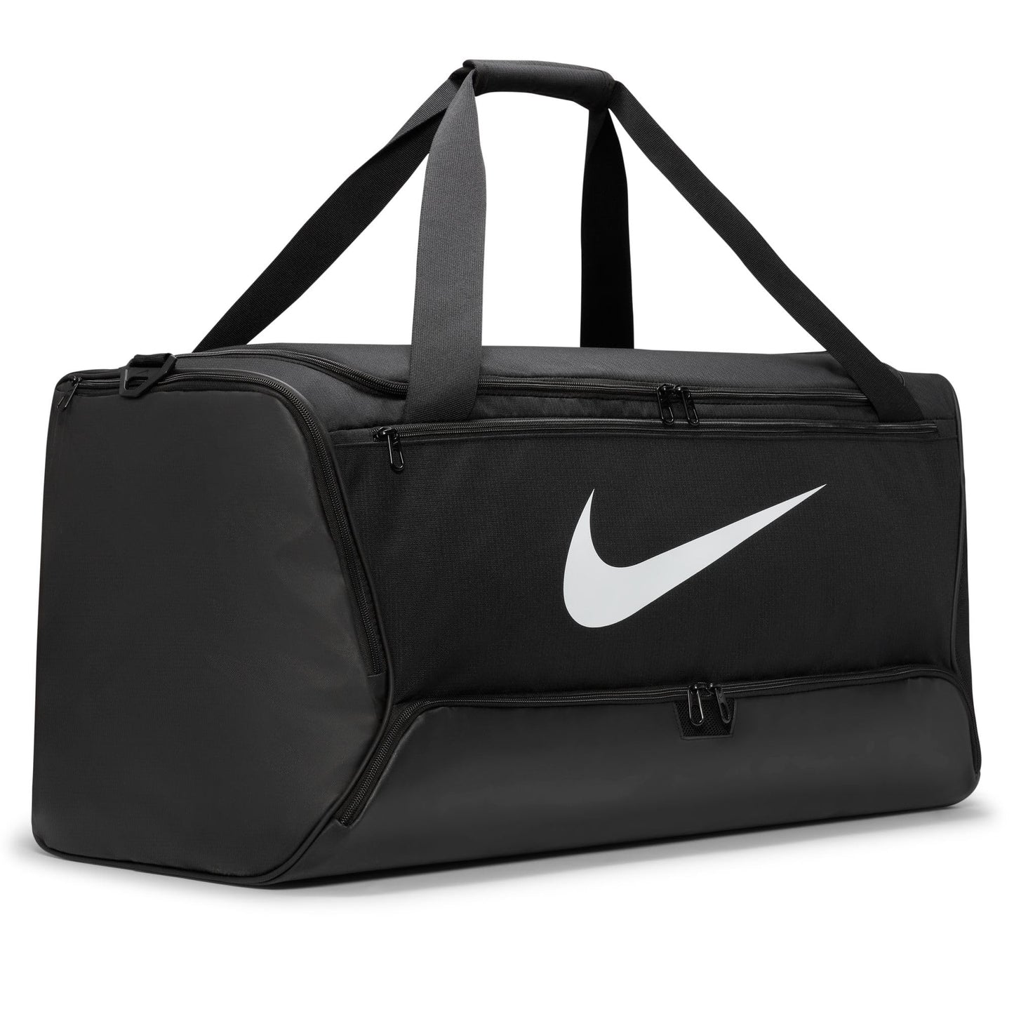 Optima Premium 95L Polyester Duffel Bag - Black/White