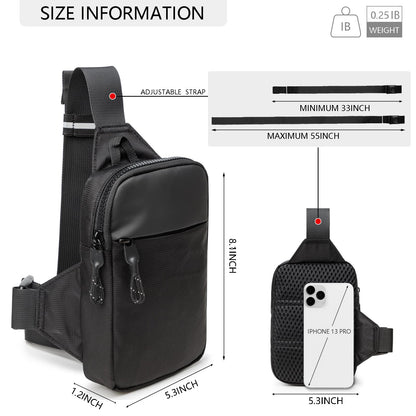 Optima Waterproof Mini Sling Bag - Casual Crossbody for Travel