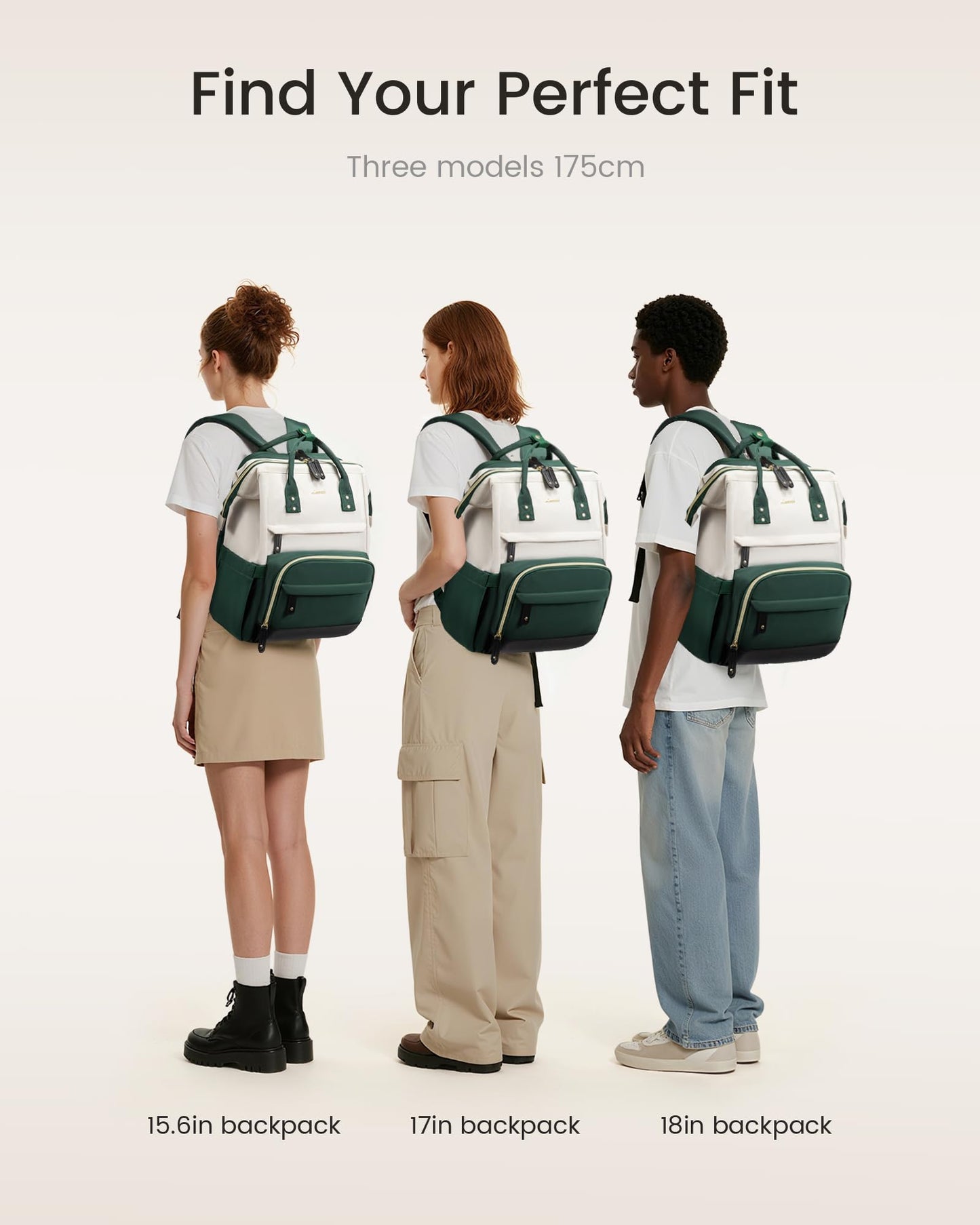 Optima Women's 15.6" Laptop Backpack - Waterproof Business Daypack