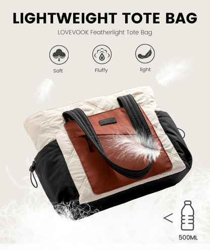 Optima Premium Quilted Tote Bag - Lightweight for Work & Travel