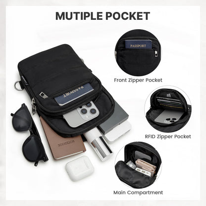 Optima Premium Anti-Theft Crossbody Bag for Women - Stylish & Secure