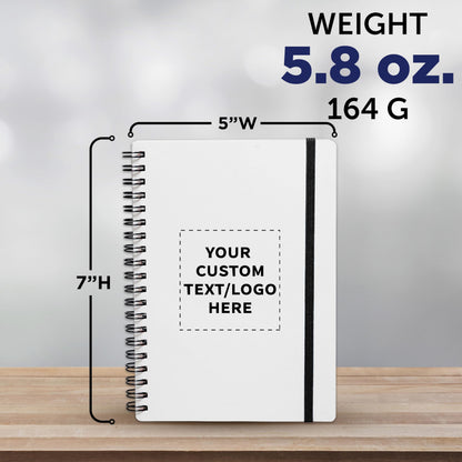 Optima Premium Recycled Spiral Notebooks - 100 Pack, 80 Pages