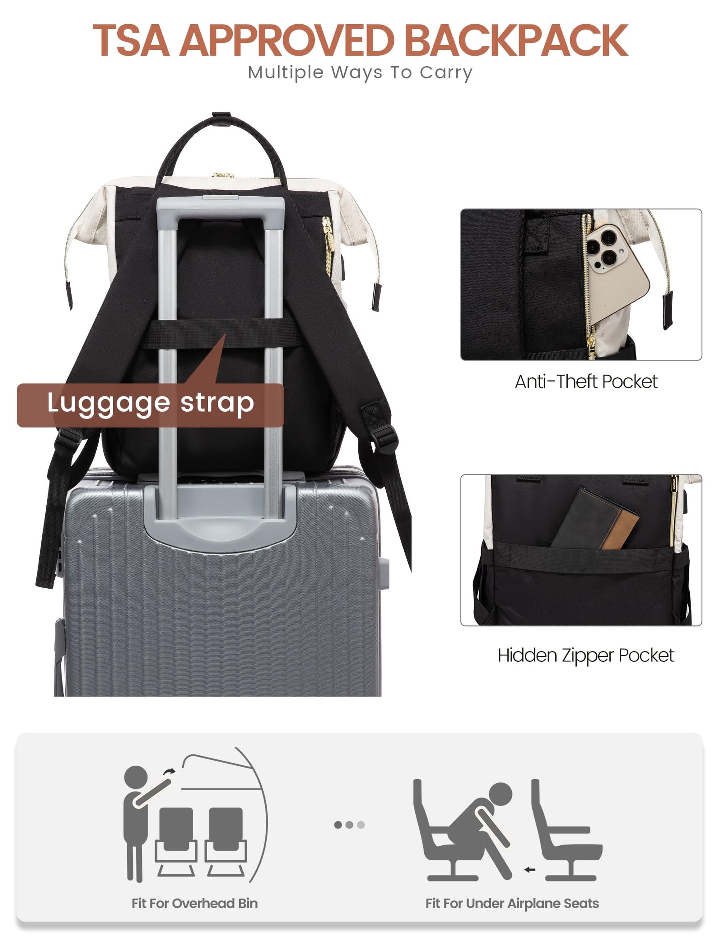Optima Premium Travel Backpack - 40L, Versatile for All Adventures