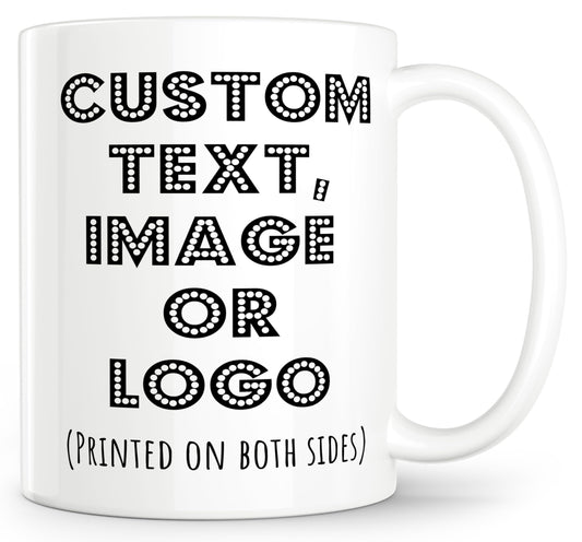 Optima Premium 11 Oz Custom Photo Mug - Personalized Dual-Sided Design