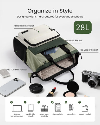 Optima Stylish Laptop Backpack for Students - Durable & Spacious