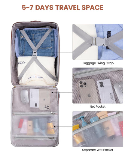 Optima Premium Travel Backpack - Large, Versatile Carry-On Essentials