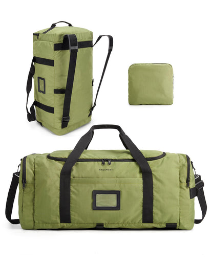 Optima Premium 60L Foldable Travel Duffel Bag - Versatile Weekender