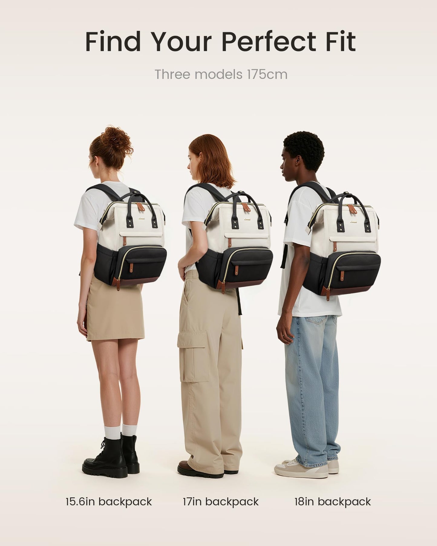 Optima Women's 15.6" Laptop Backpack - Waterproof Business Daypack