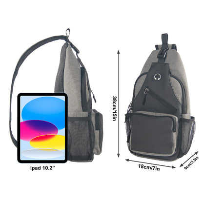 Optima Versatile Crossbody Sling Backpack - Travel & Hiking Ready