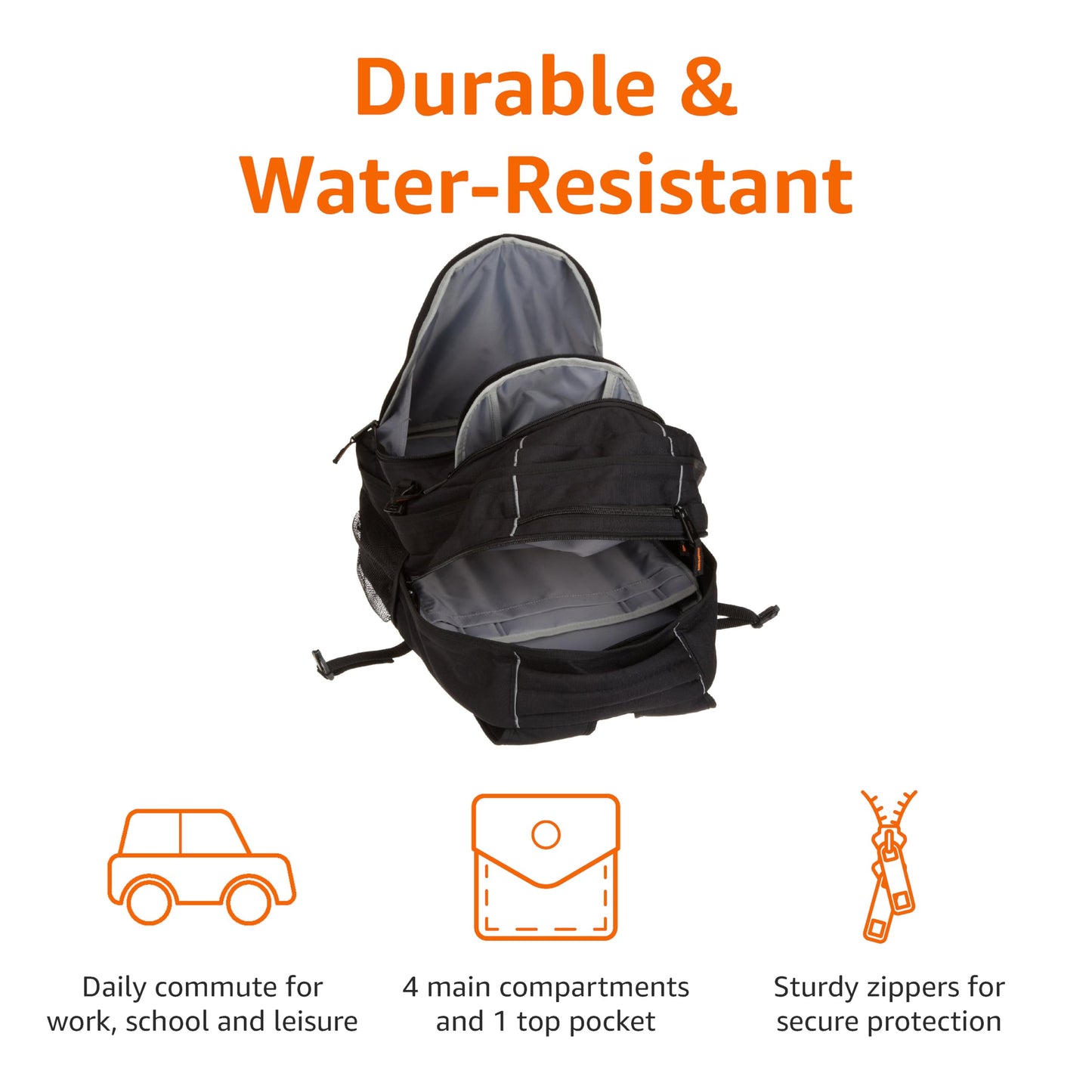 Optima Premium Laptop Backpack - Fits Up to 17-Inch Laptops