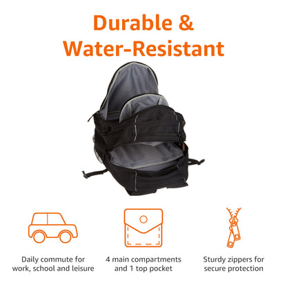 Optima Premium Laptop Backpack - Fits Up to 17-Inch Laptops