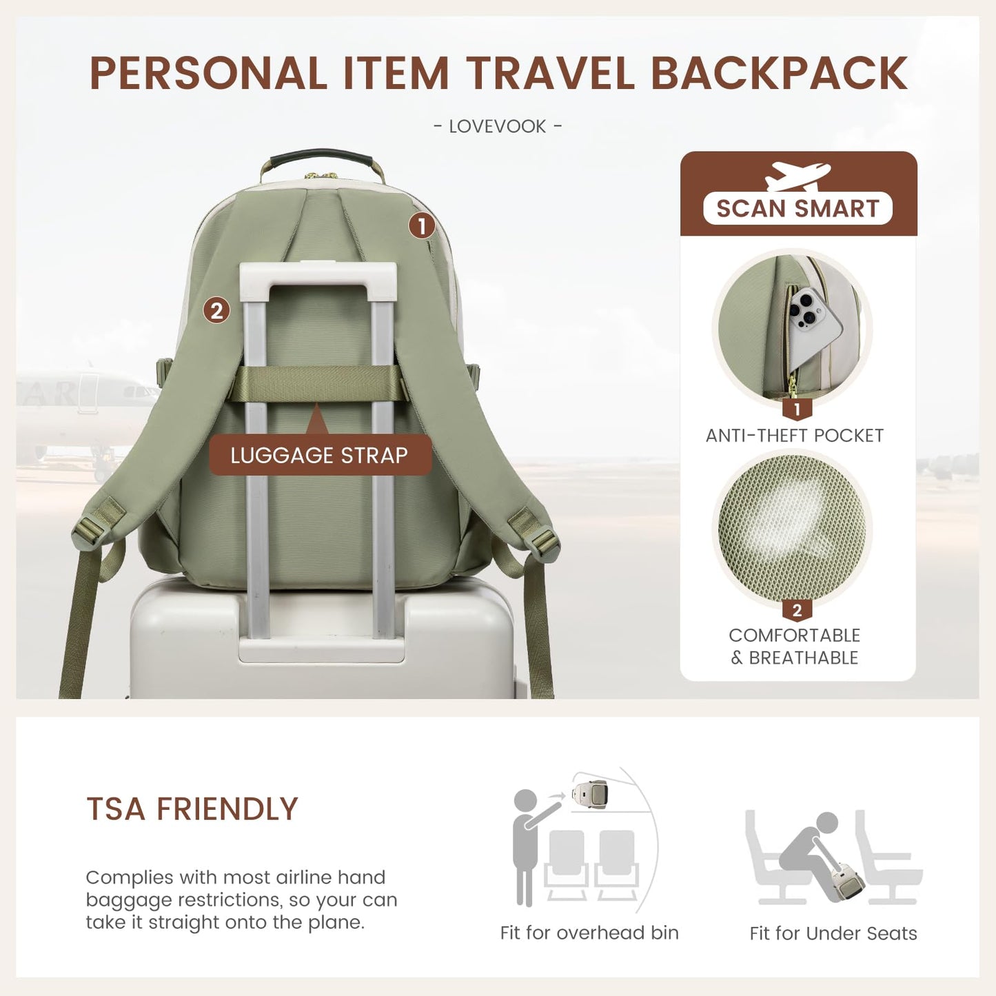 Optima Premium Laptop Backpack - 15.6 Inch, Stylish & Versatile