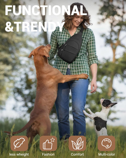 Optima Lightweight Anti-Theft Crossbody Backpack - Medium Size