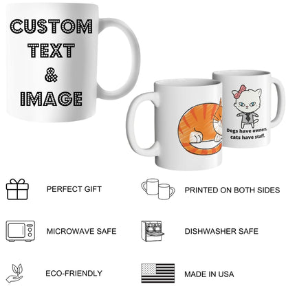 Optima Premium 11 Oz Custom Photo Mug - Personalized Dual-Sided Design