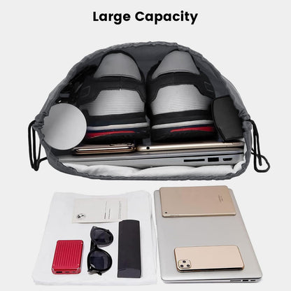 Optima Premium Drawstring Backpack - 100 Pack, 20 Colors, Customizable