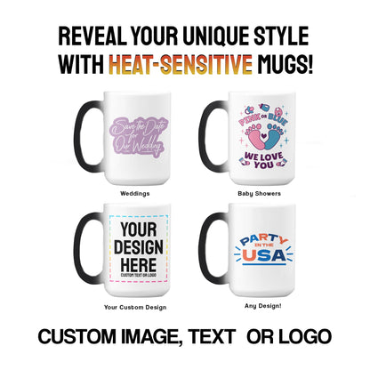 Optima Personalized Ceramic Coffee Mug - 15oz Customizable Gift