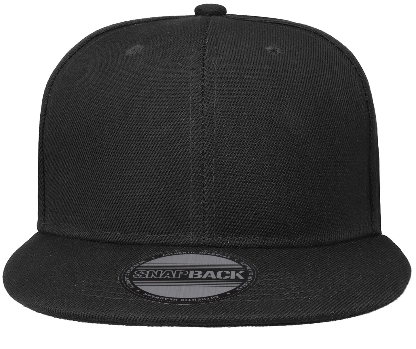 Optima Premium Adjustable Snapback Baseball Caps - 12 Pack