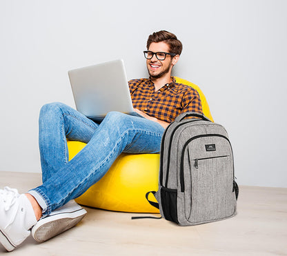 Optima Premium Travel Laptop Backpack - 15.6 Inch, Water Resistant