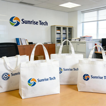 Optima Premium Non-Woven Tote Bag - 15” x 12” x 4” for Events