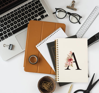 Optima Personalized Hardcover Spiral Notebook - 5.5 x 8.3