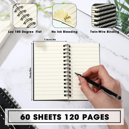 Optima Premium Mini Notepads - 3x5 Pocket Notebooks, 120 Pages