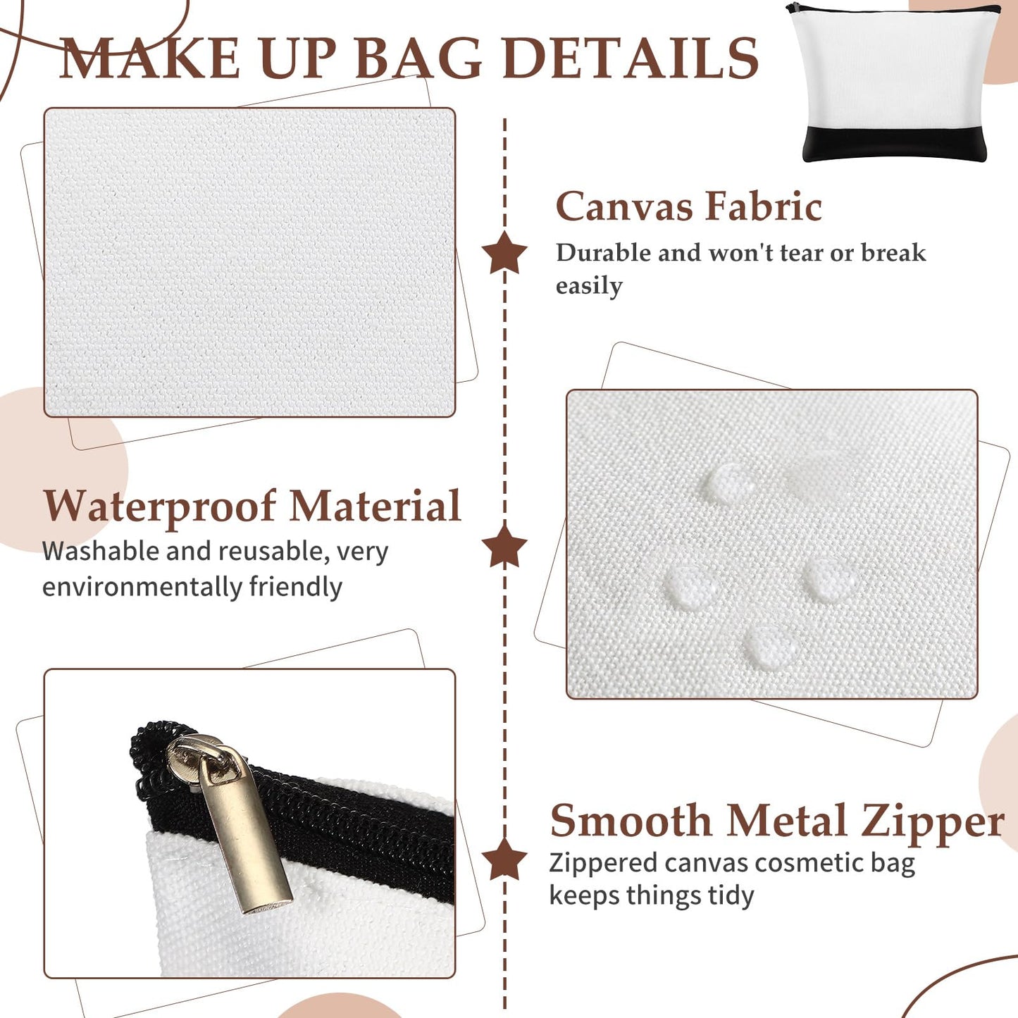 Optima Premium Large Canvas Tote Bag - Reusable & Versatile (20 Pcs)